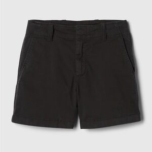 Gap 4” Downtown Khaki Black Shorts Sz 14